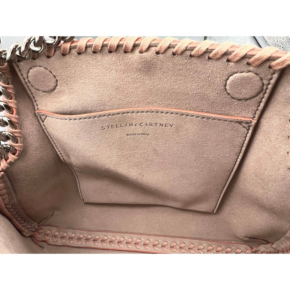 Stella McCartney Falabella 2-Way
bag Pink with Gunmetal diamond cut Chain - Picture 6 of 13